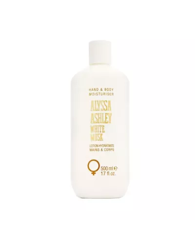 Loción Hidratante para Manos y Cuerpo Alyssa Ashley White Musk 500ml