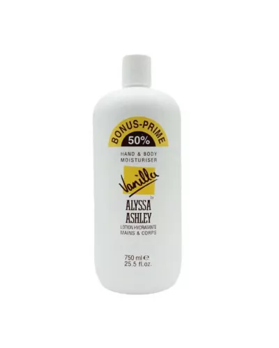Alyssa Ashley Vanilla Hand And Body Moisturizer 750ml