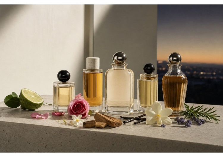 Choisir un parfum : famille, tenue et moment de la journée